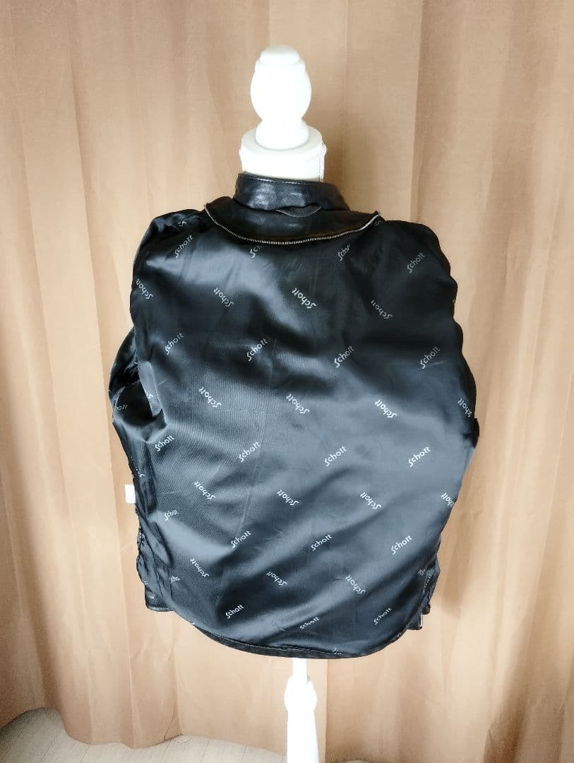 希少　schott シングルライダース 42サイズ　黒