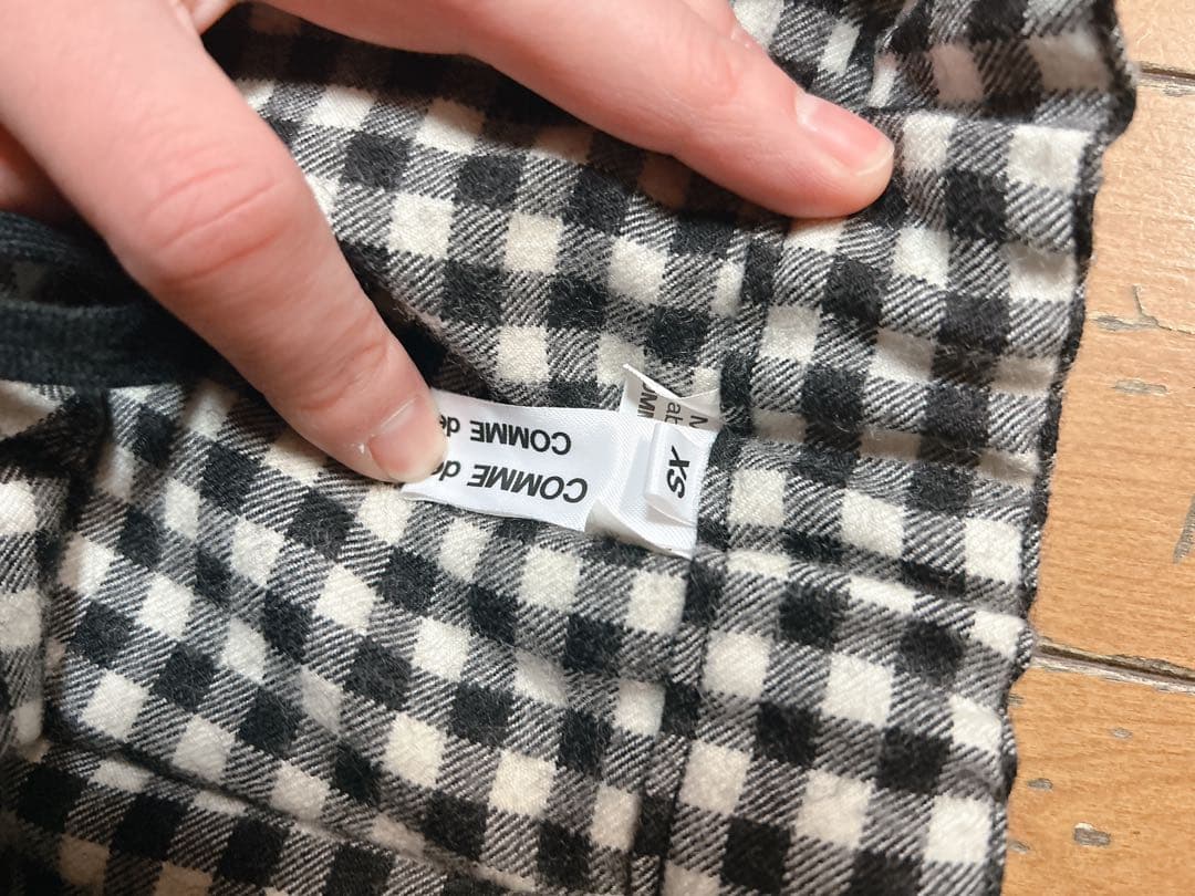 コムデギャルソンコムデギャルソン　ギンガムチェック サルエルパンツ XS