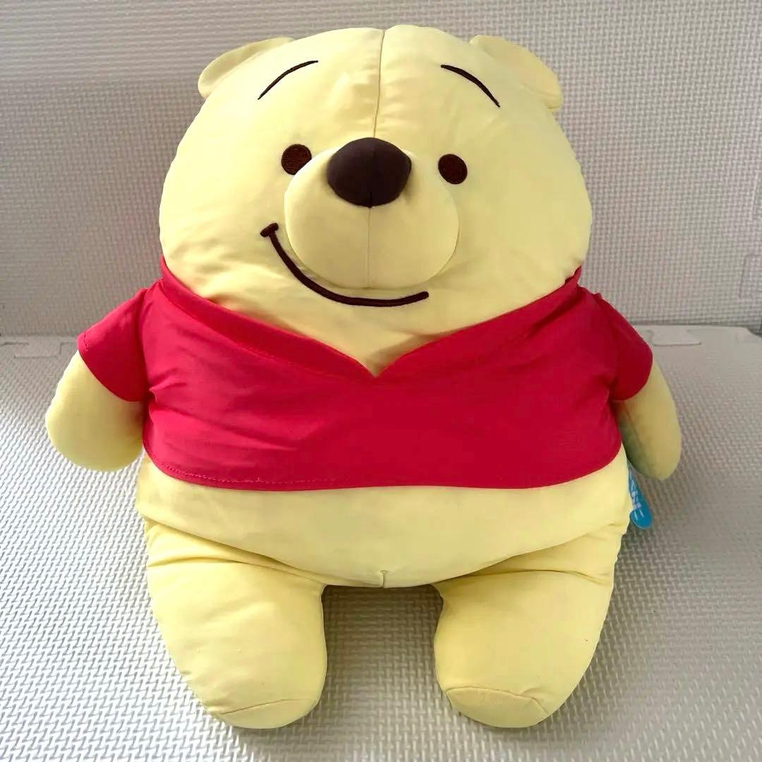 Mocchi-Mocchi Cool プーさん ぬいぐるみ ひんやり Mサイズ