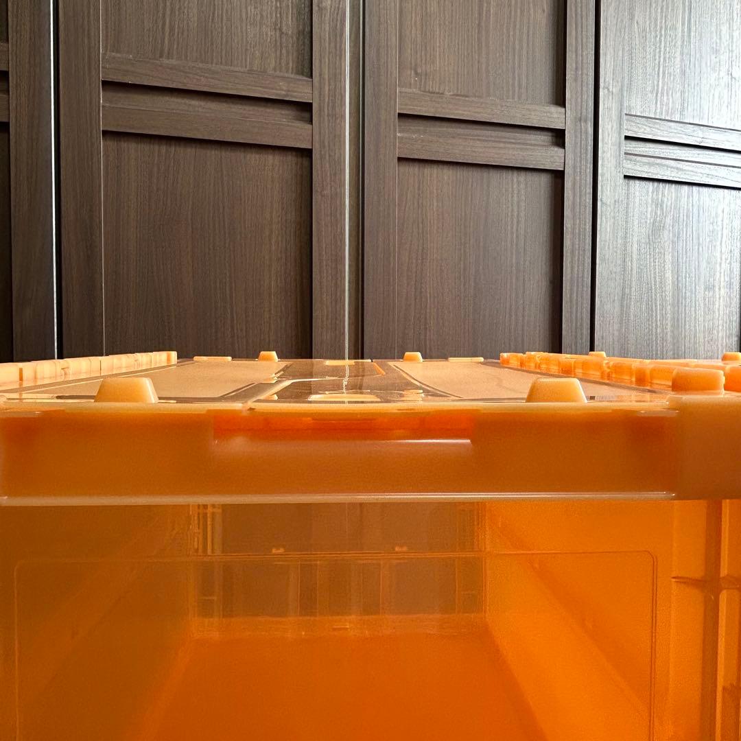 【8個セット②】コンテナ トラスコ中山 スケルコンオリコン 50L オレンジ