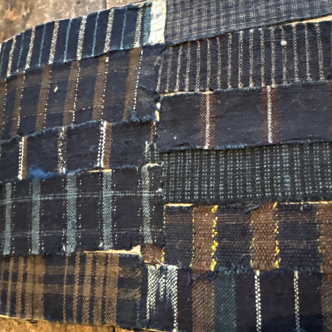希少◆縞帳　古布　縞　襤褸