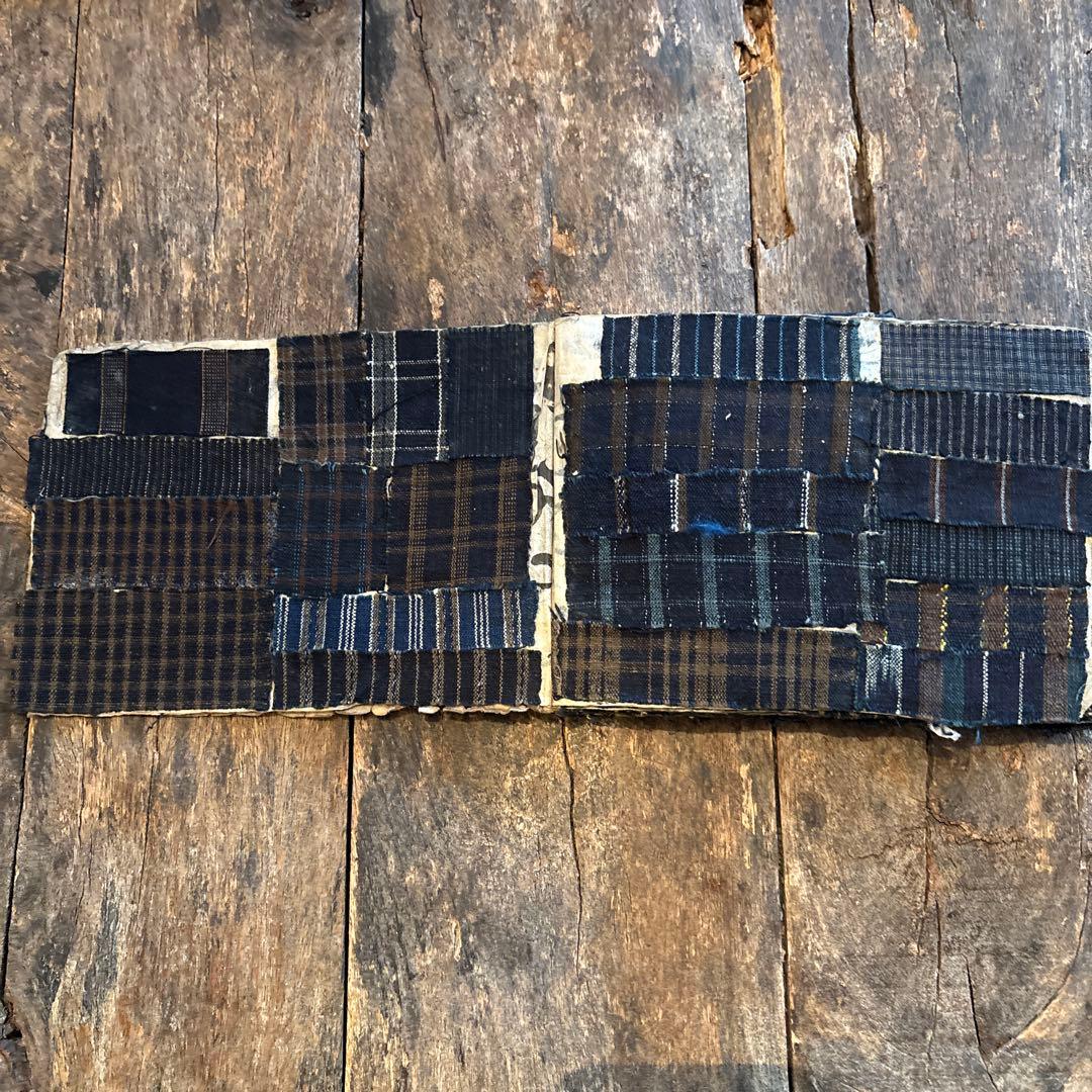 希少◆縞帳　古布　縞　襤褸
