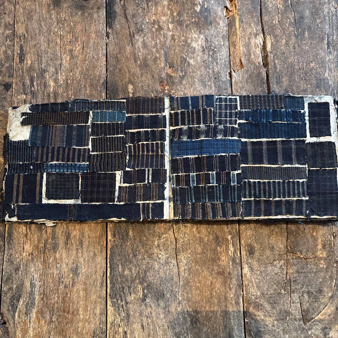 希少◆縞帳　古布　縞　襤褸