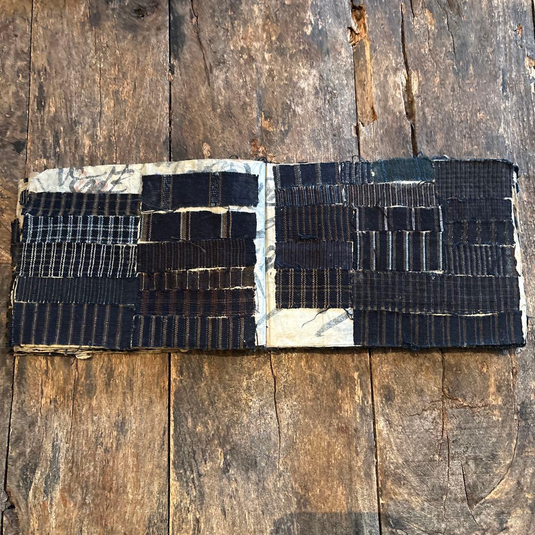 希少◆縞帳　古布　縞　襤褸