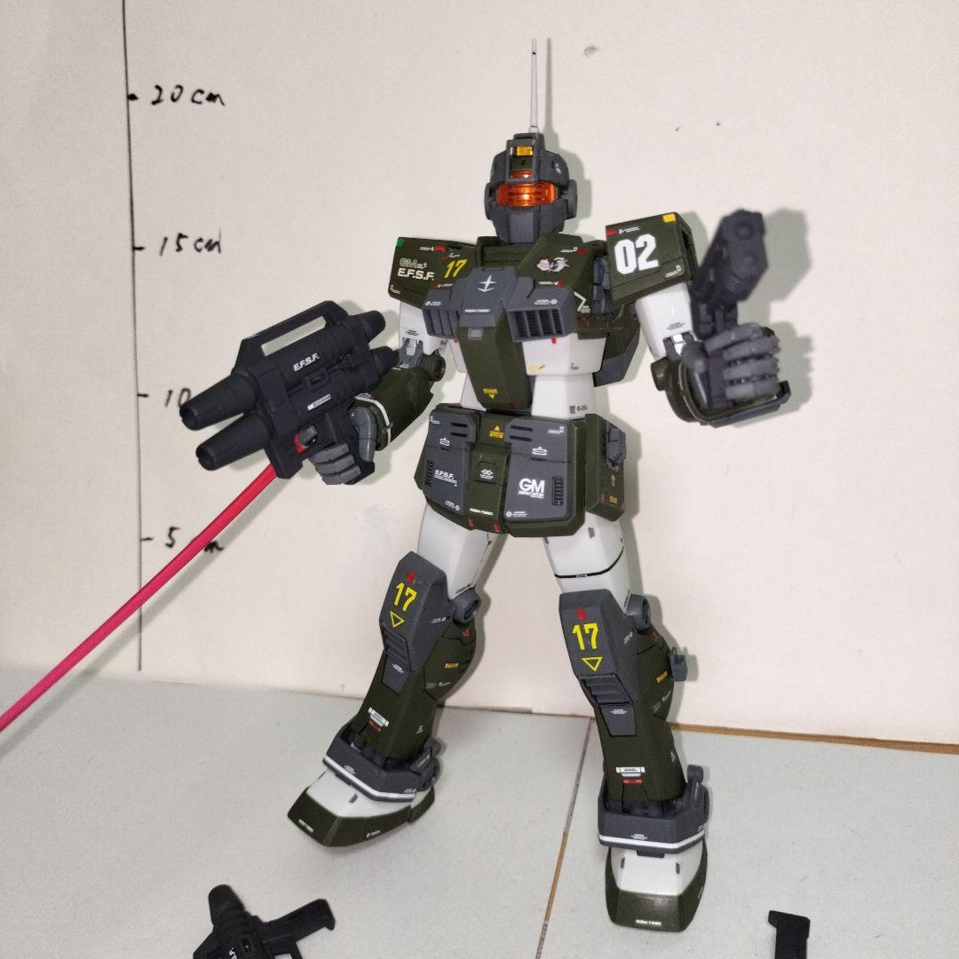 MG 1/100 プレバン限定 ジム・スナイパーカスタム 塗装完成品 ガンプラ