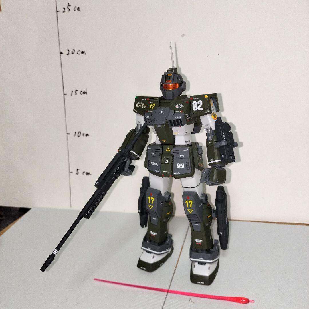 MG 1/100 プレバン限定 ジム・スナイパーカスタム 塗装完成品 ガンプラ