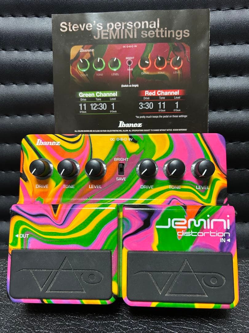 ギター Ibanez Jemini Distortion Steve vai