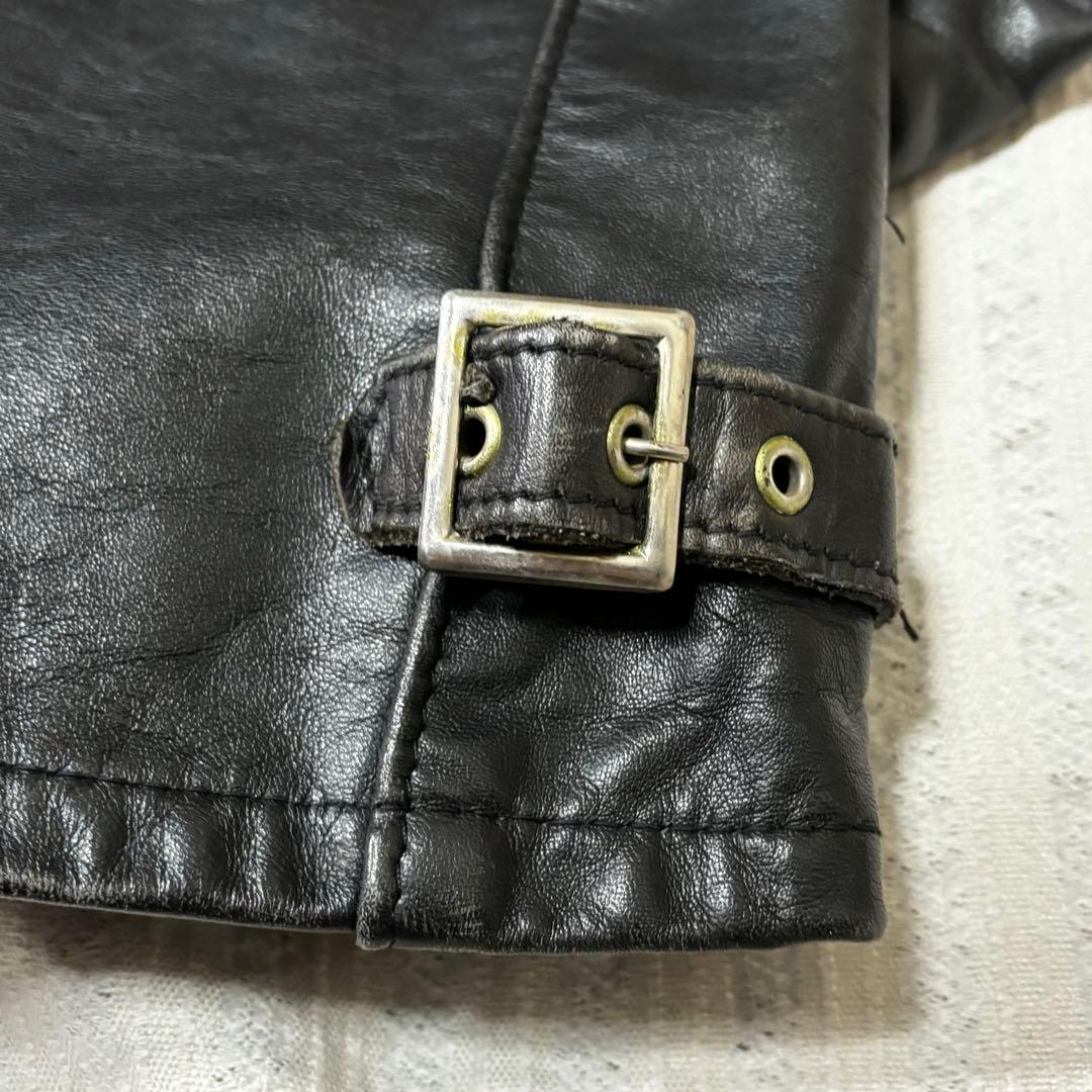 ⭐︎超希少　ショット　シングル　レザージャケット　ライダース　チンスト　本革