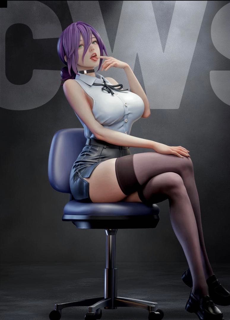 レゼ　ガレージキット　ガレキ　未塗装未組立　1／7スケール　美女