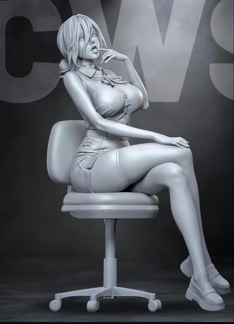 レゼ　ガレージキット　ガレキ　未塗装未組立　1／7スケール　美女