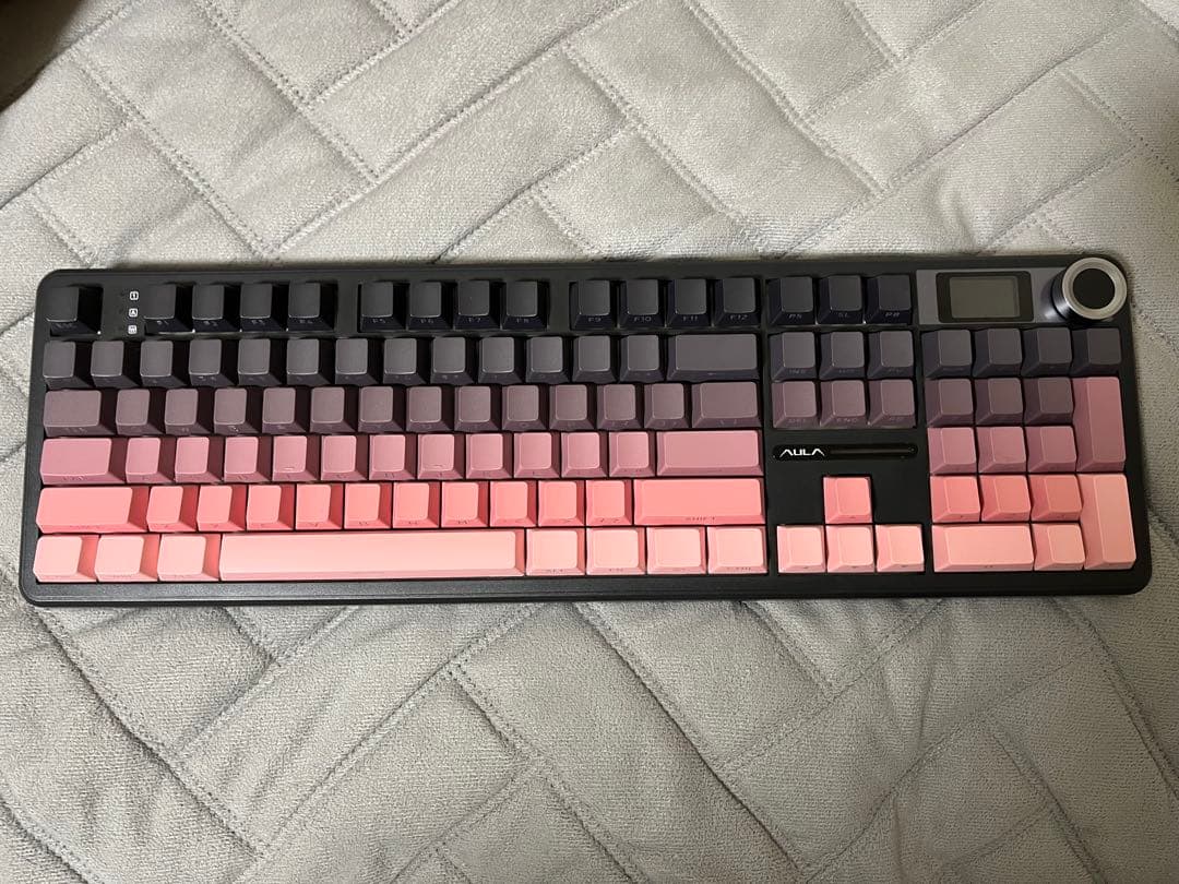 Aula F108 Pro Gradient Pink メカニカルキーボード