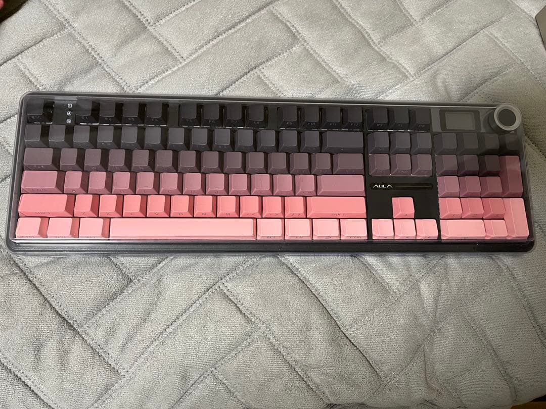 Aula F108 Pro Gradient Pink メカニカルキーボード