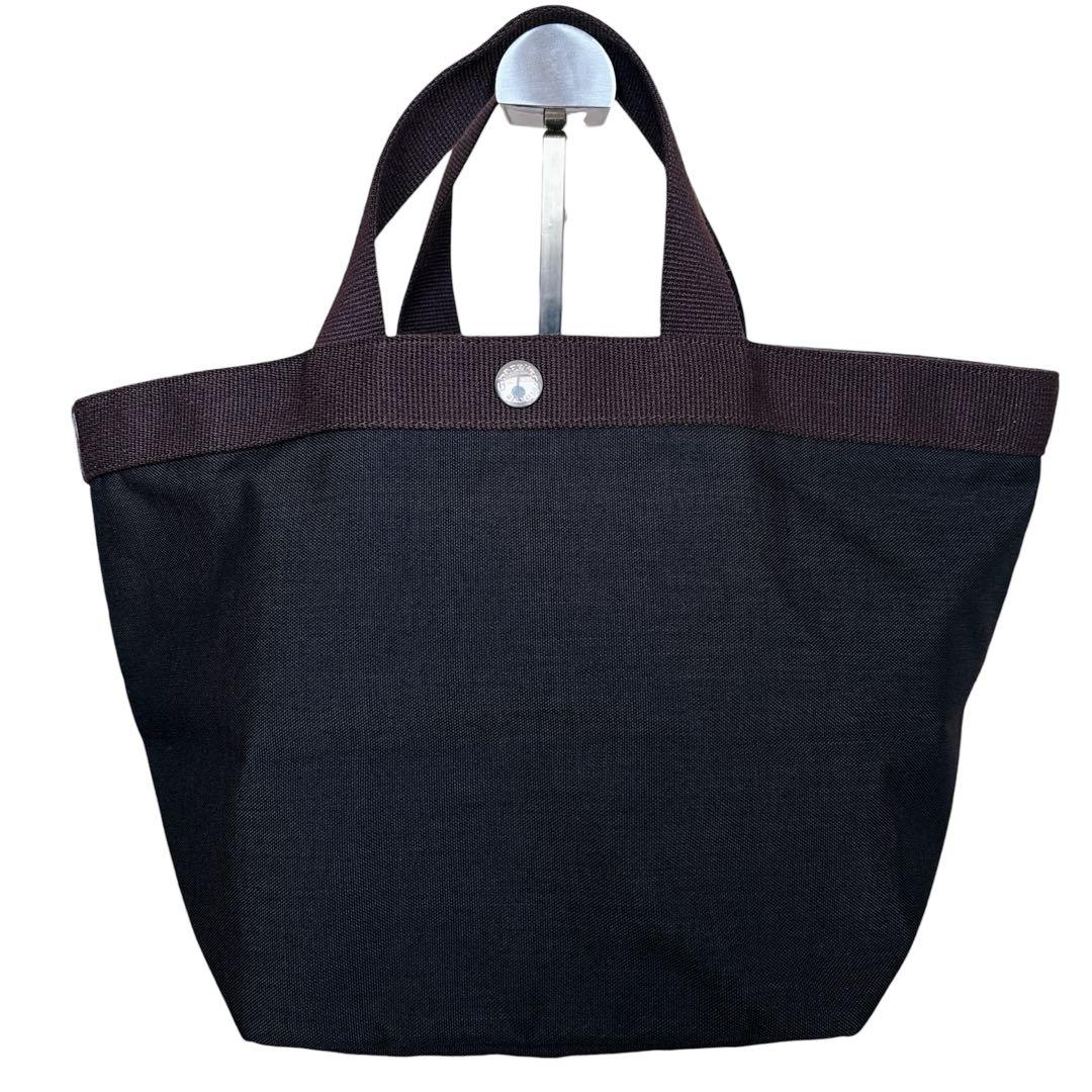 ✨美品✨ エルベシャプリエ　707c モカ ノワール 舟形トート