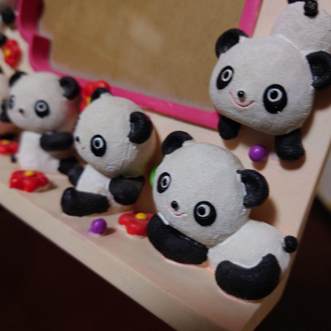 平成レトロ 激レア パンダ マスコット フォトフレーム