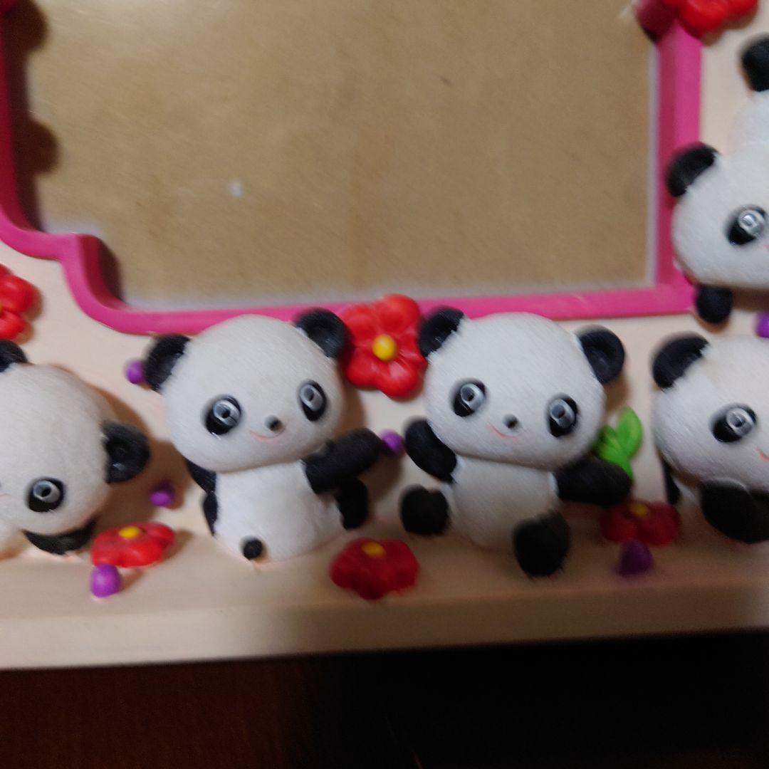 平成レトロ 激レア パンダ マスコット フォトフレーム