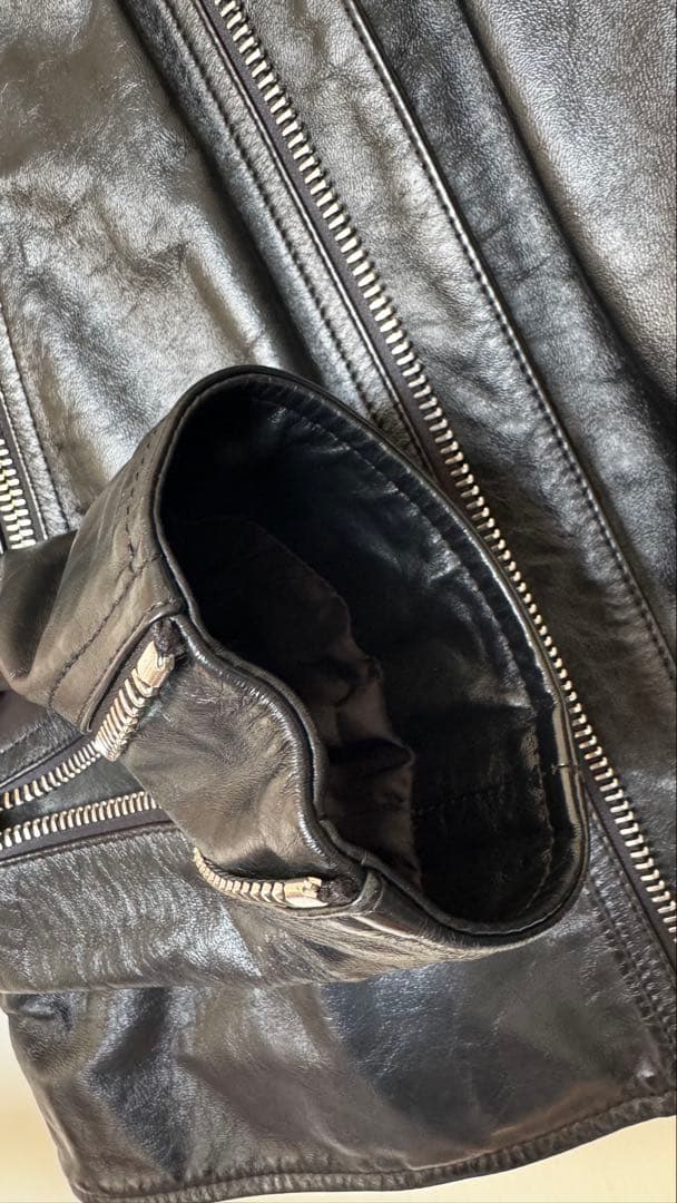 マルジェラMM6 八の字ライダース サイズ 40（メンズサイズ）