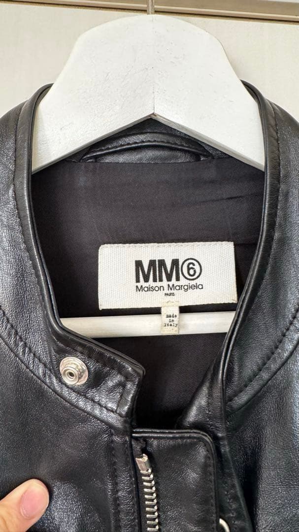 マルジェラMM6 八の字ライダース サイズ 40（メンズサイズ）