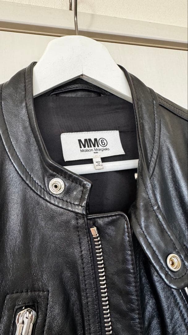 マルジェラMM6 八の字ライダース サイズ 40（メンズサイズ）