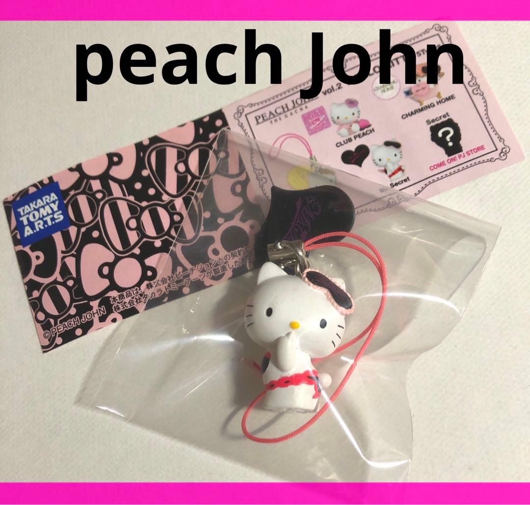 peach John × Hello Kitty ストラップ　サンリオ　新品