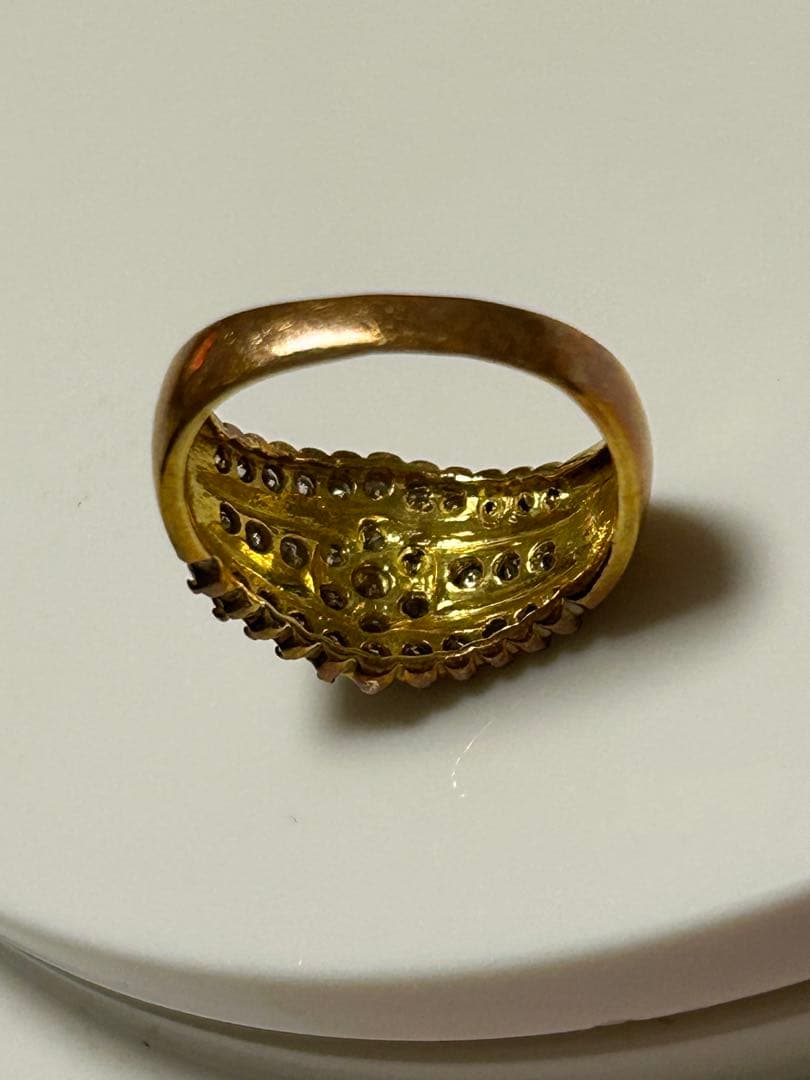 １８金デザインリング