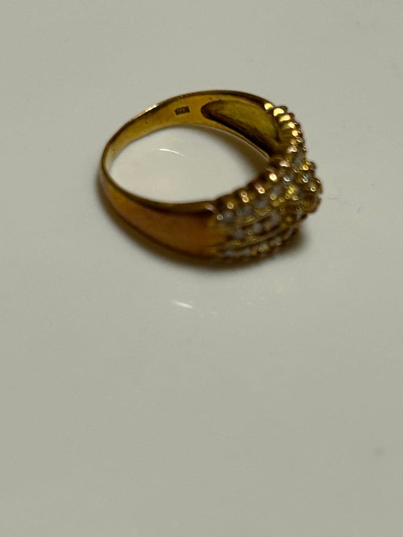 １８金デザインリング