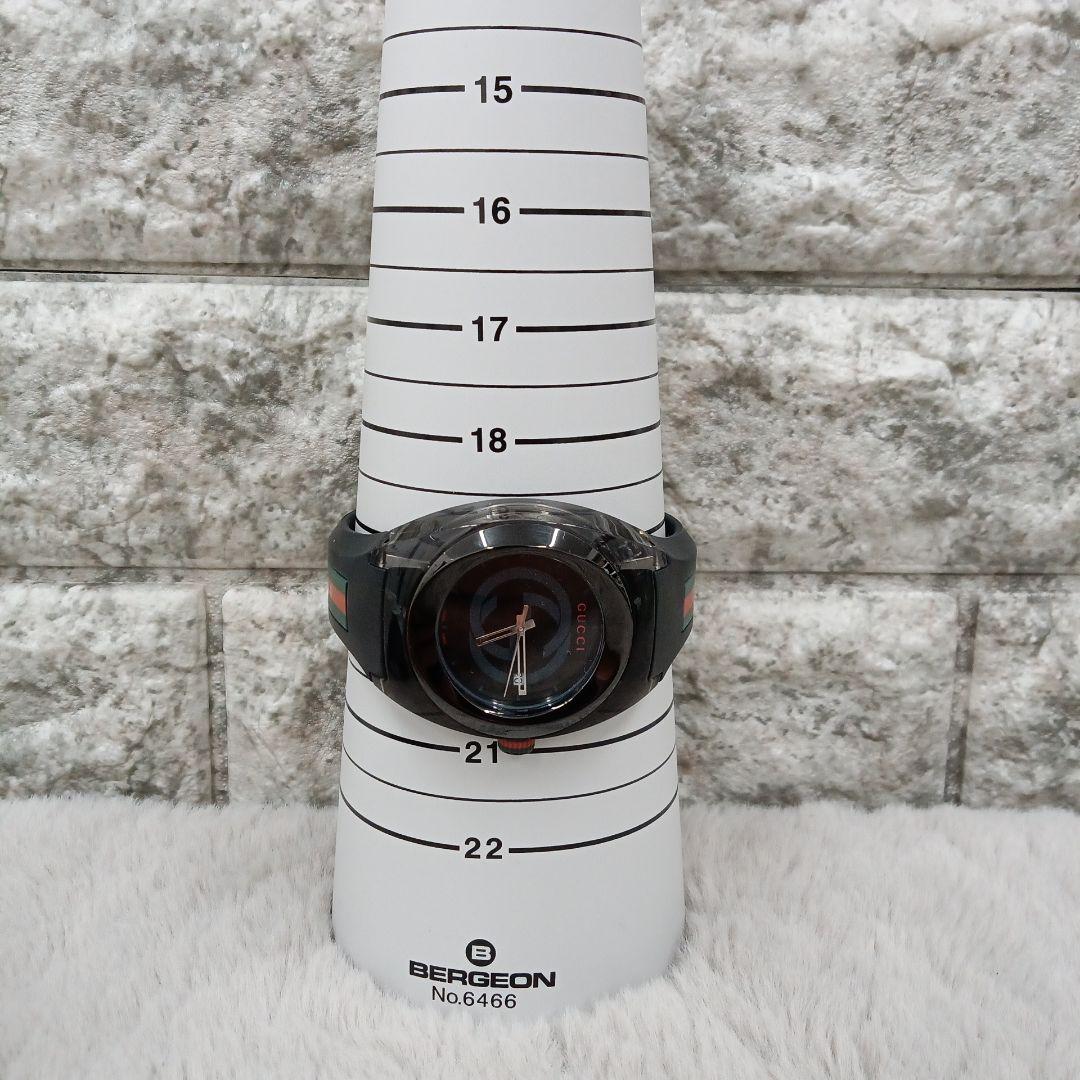 [美品]GUCCI SYNC（シンク）ユニセックス 腕時計 YA137107A