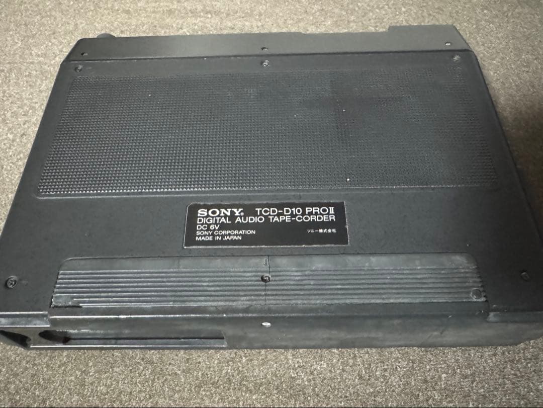 SONY DATプレイヤー　TCD-D10 PRO II ジャンク