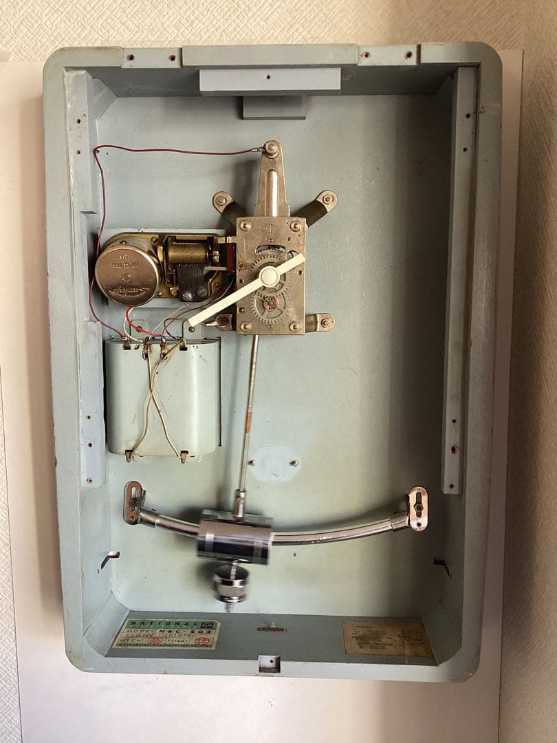 National(現Panasonic)オルゴール時報　振り子時計　昭和30年代
