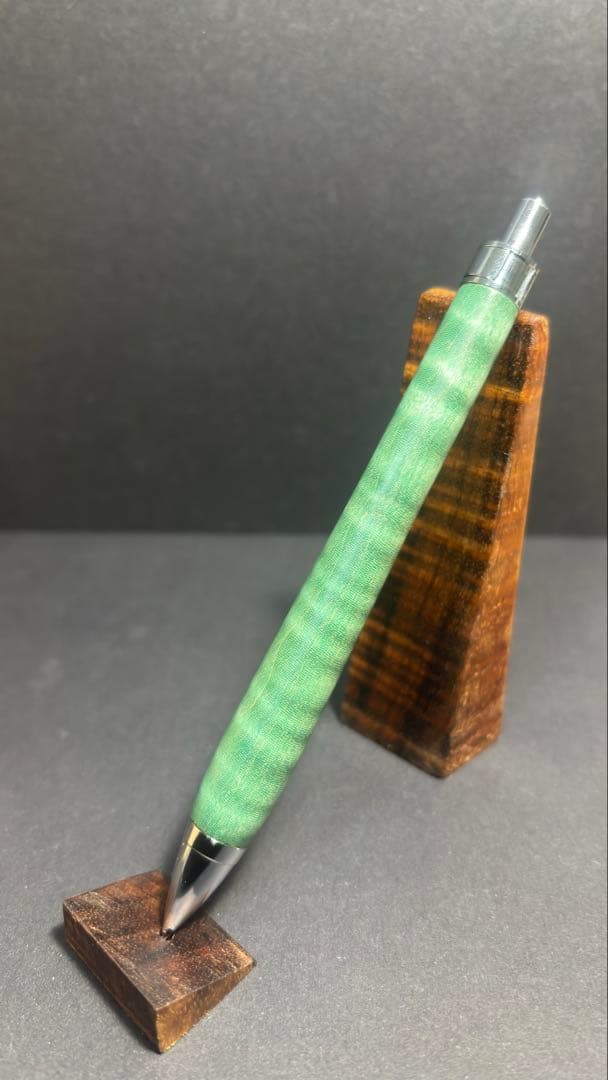 ［栃　縮杢　スタビライズドウッド］ 木軸ペン　木軸　シャーペン　木軸ボールペン
