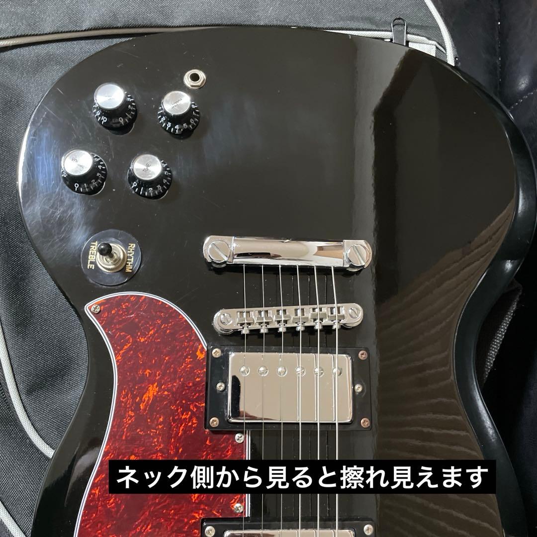 Epiphone SG 鼈甲 BLACK GROVER PEGグローバー
