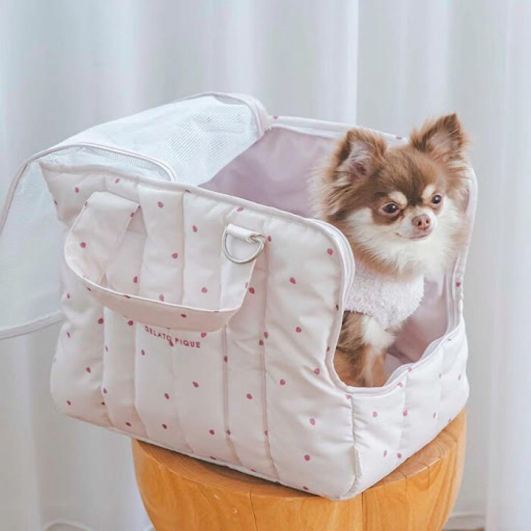 GELATO PIQUE ストロベリープリント キャリーバッグ