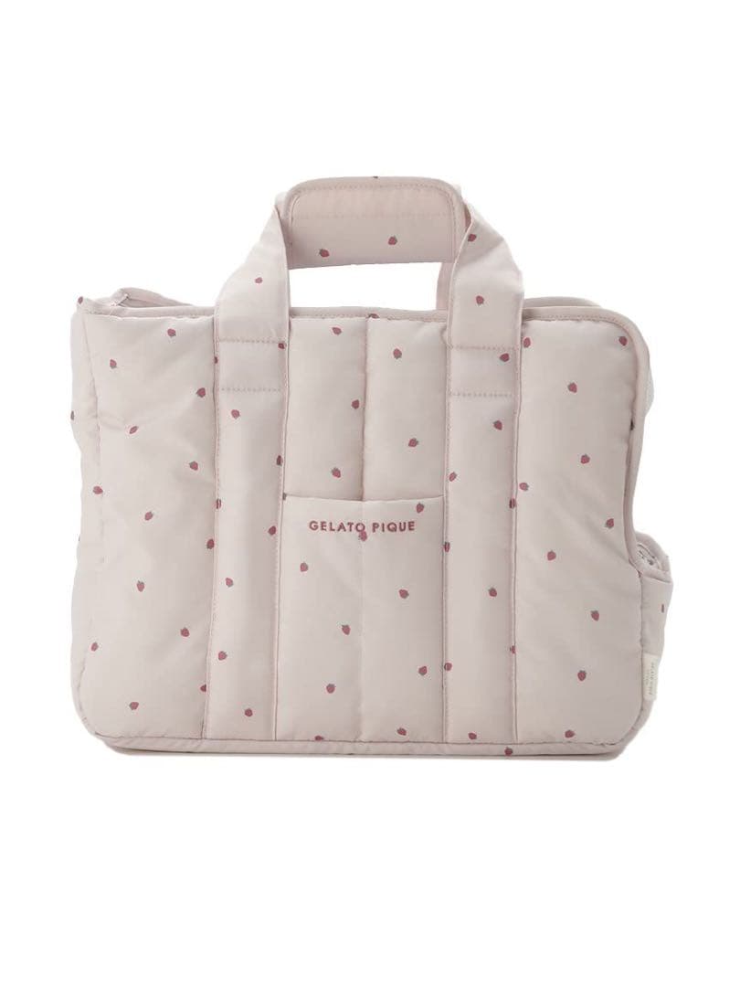 GELATO PIQUE ストロベリープリント キャリーバッグ