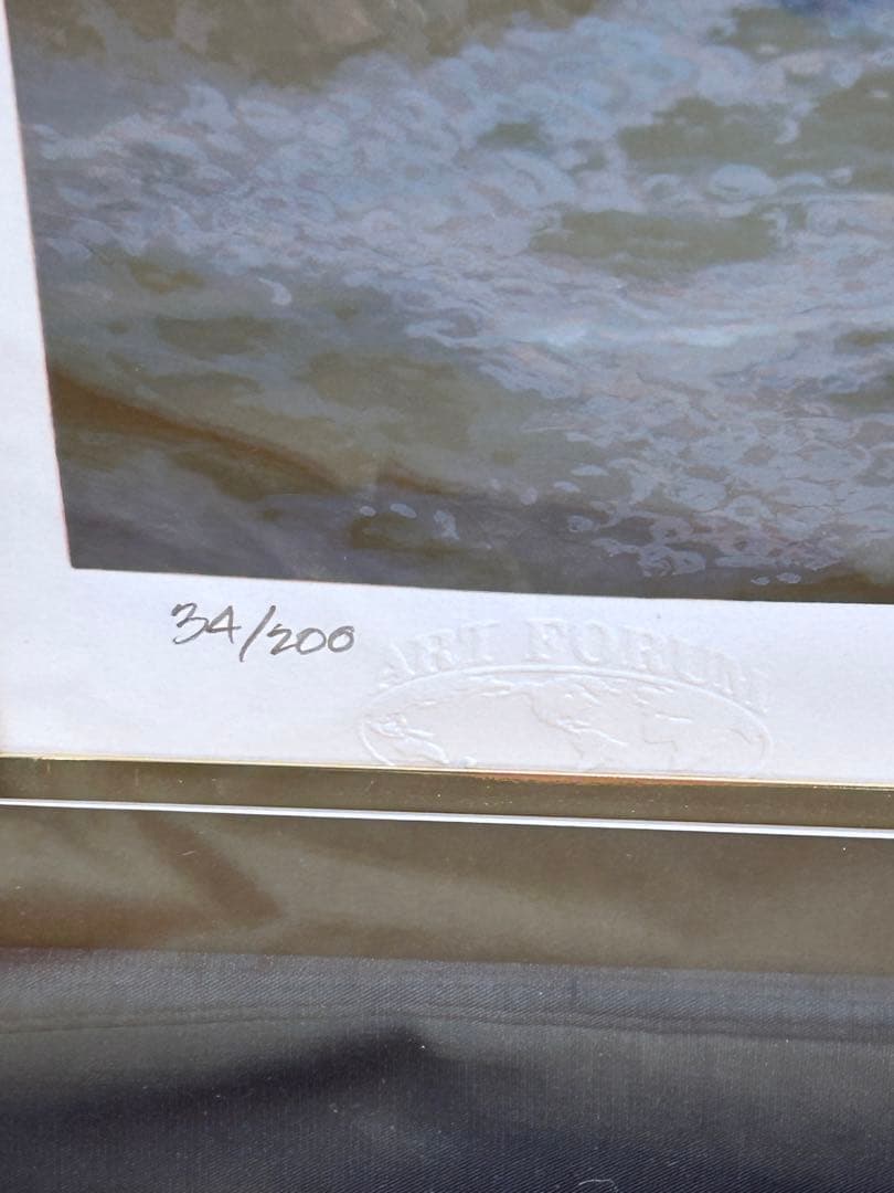 ダボラ　アイランド　サンベースト　絵画　版画　ED34/200