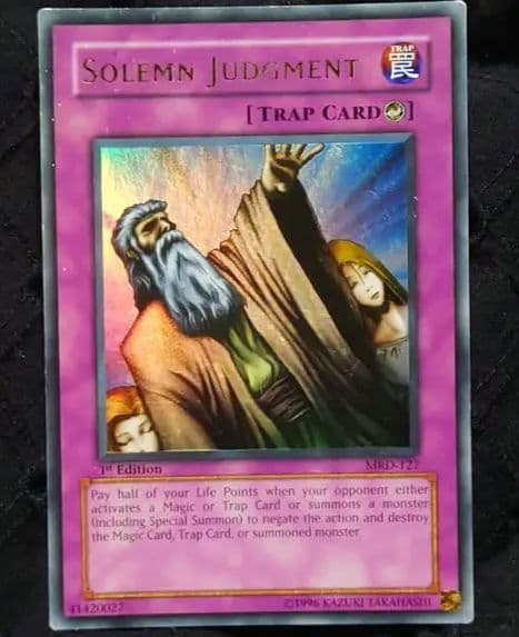 遊戯王　神の宣告　ウルトラレア　旧アジア版