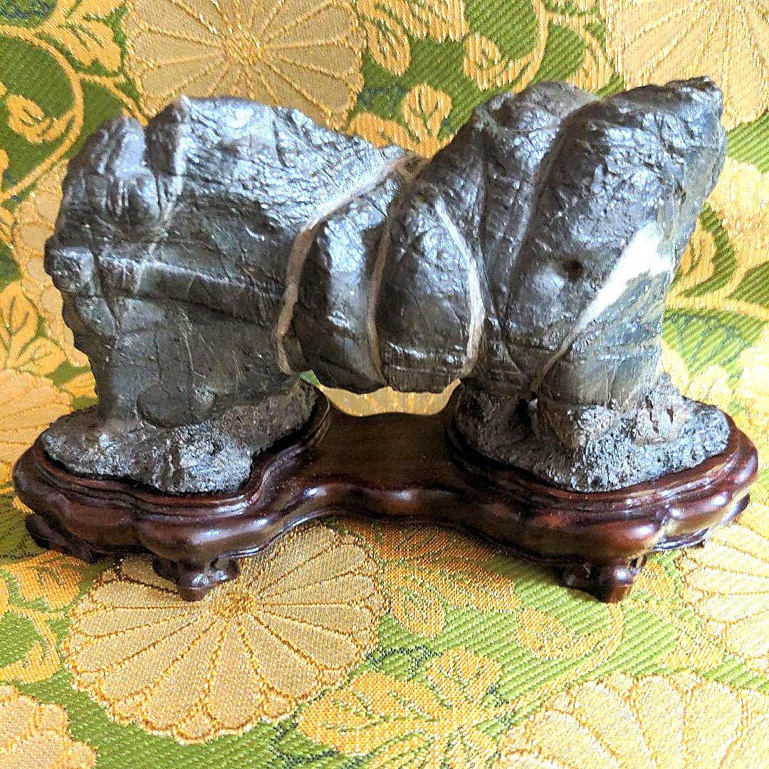 【最終価格】紀州名産　古谷石　円月島　水石　盆石