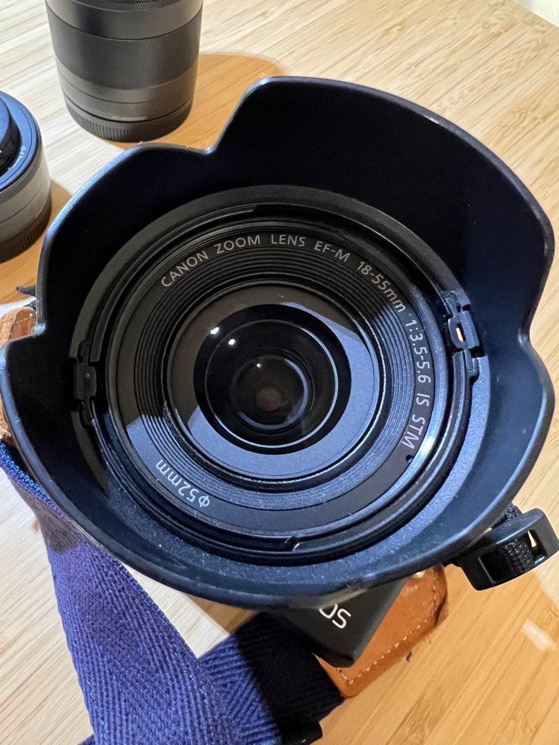 Canon EOS M3 ダブルレンズ、超広角レンズ、電子ビューファインダー付き