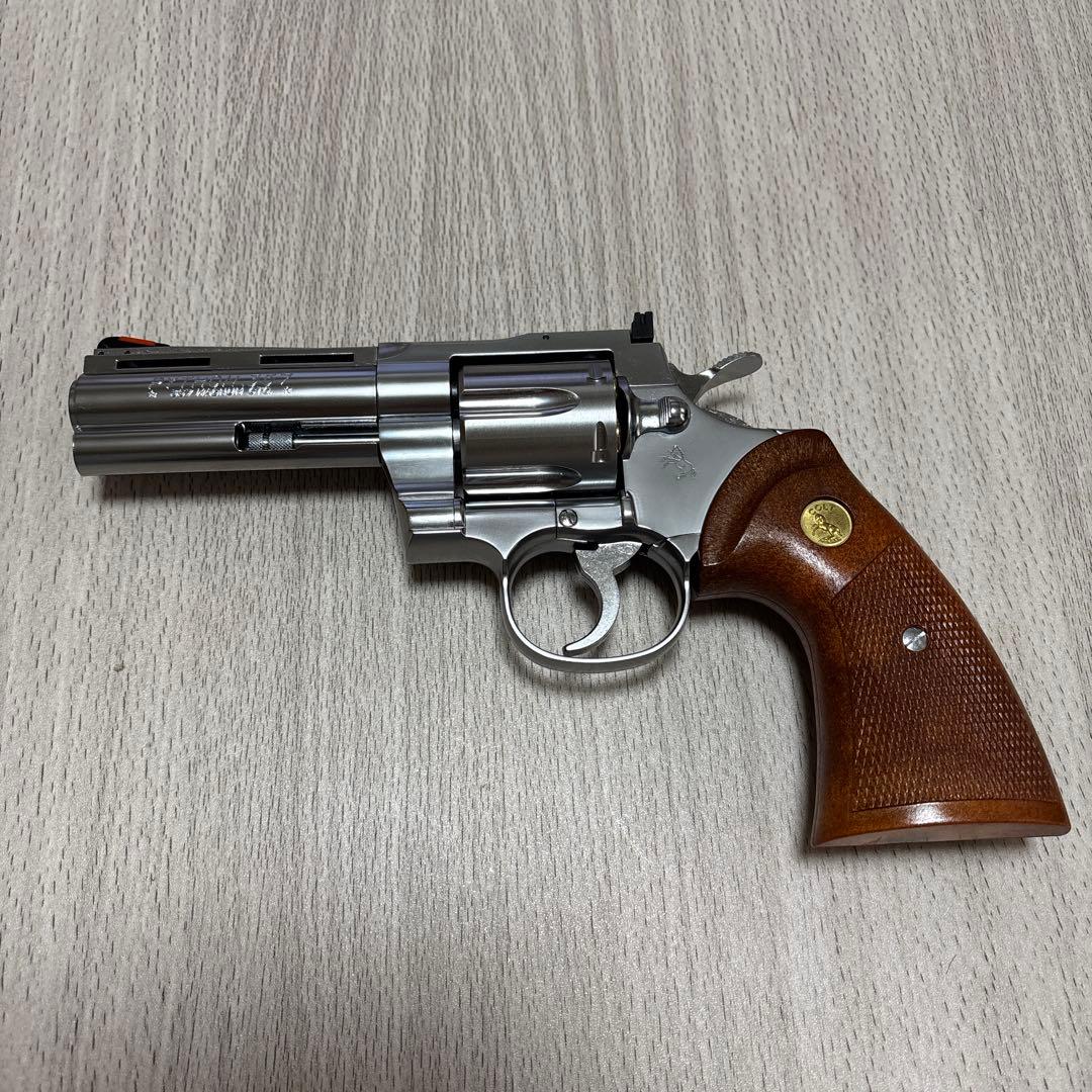 amu タナカコルトパイソンR-model 4インチステンレスガスガン