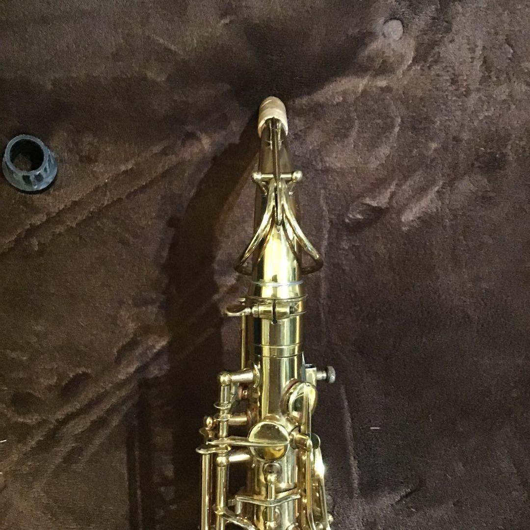 e)美品 全音域音出し確認済 ビンテージ アルトサックス　セルマーケース付き