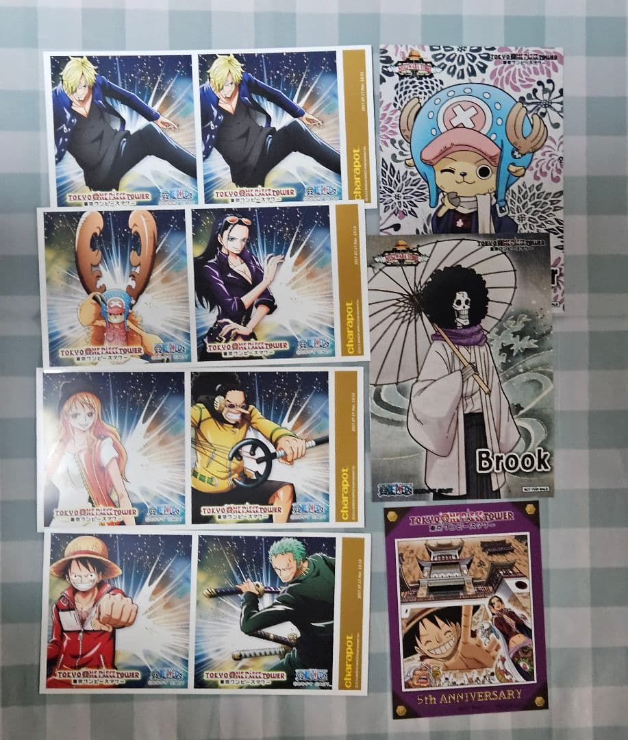 ONE PIECE　ワンピースタワー　ステッカー　ゾロ　サンジ　ナミ　ハンコック