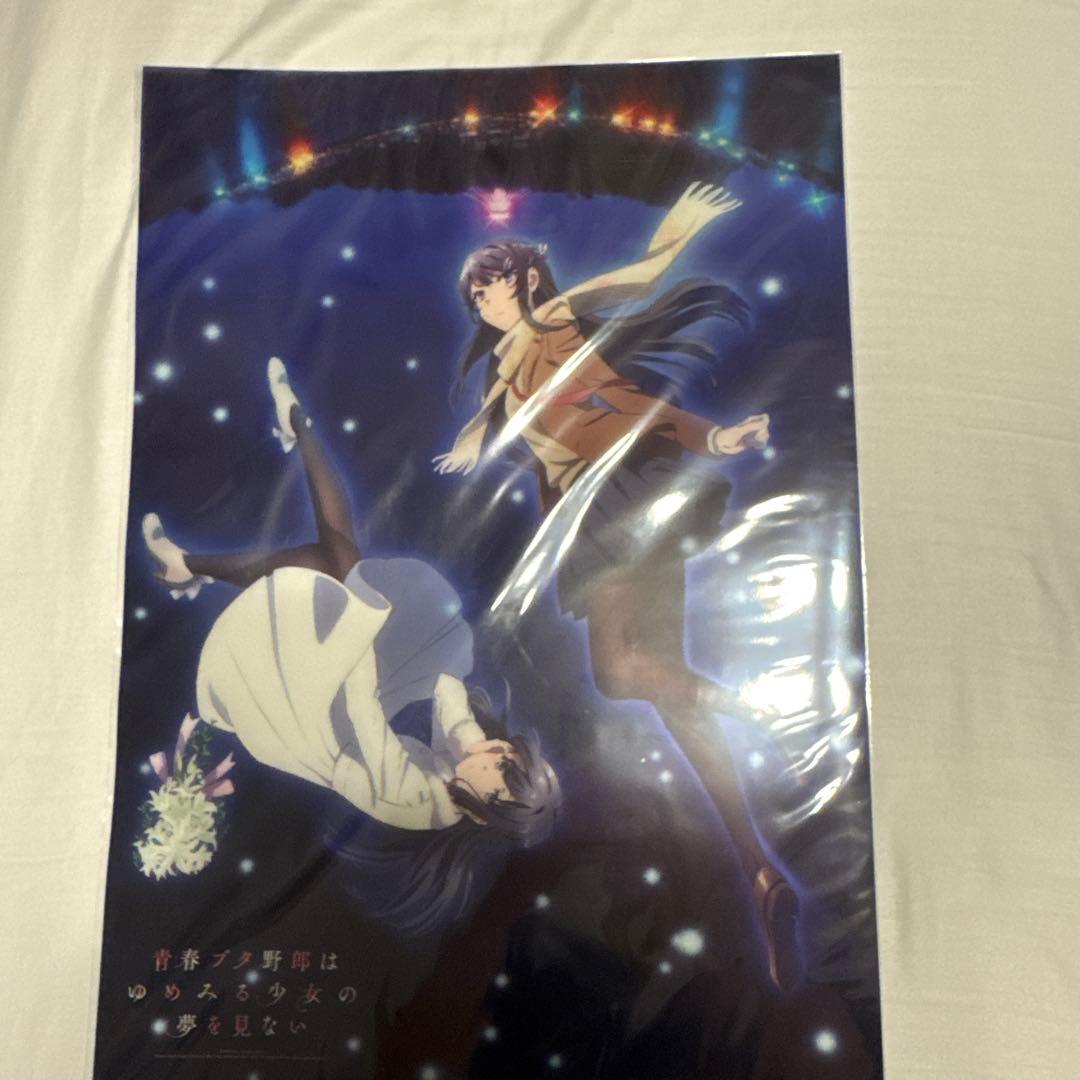 【新品】青春ブタ野郎はゆめみる少女の夢を見ない B3クリアポスター