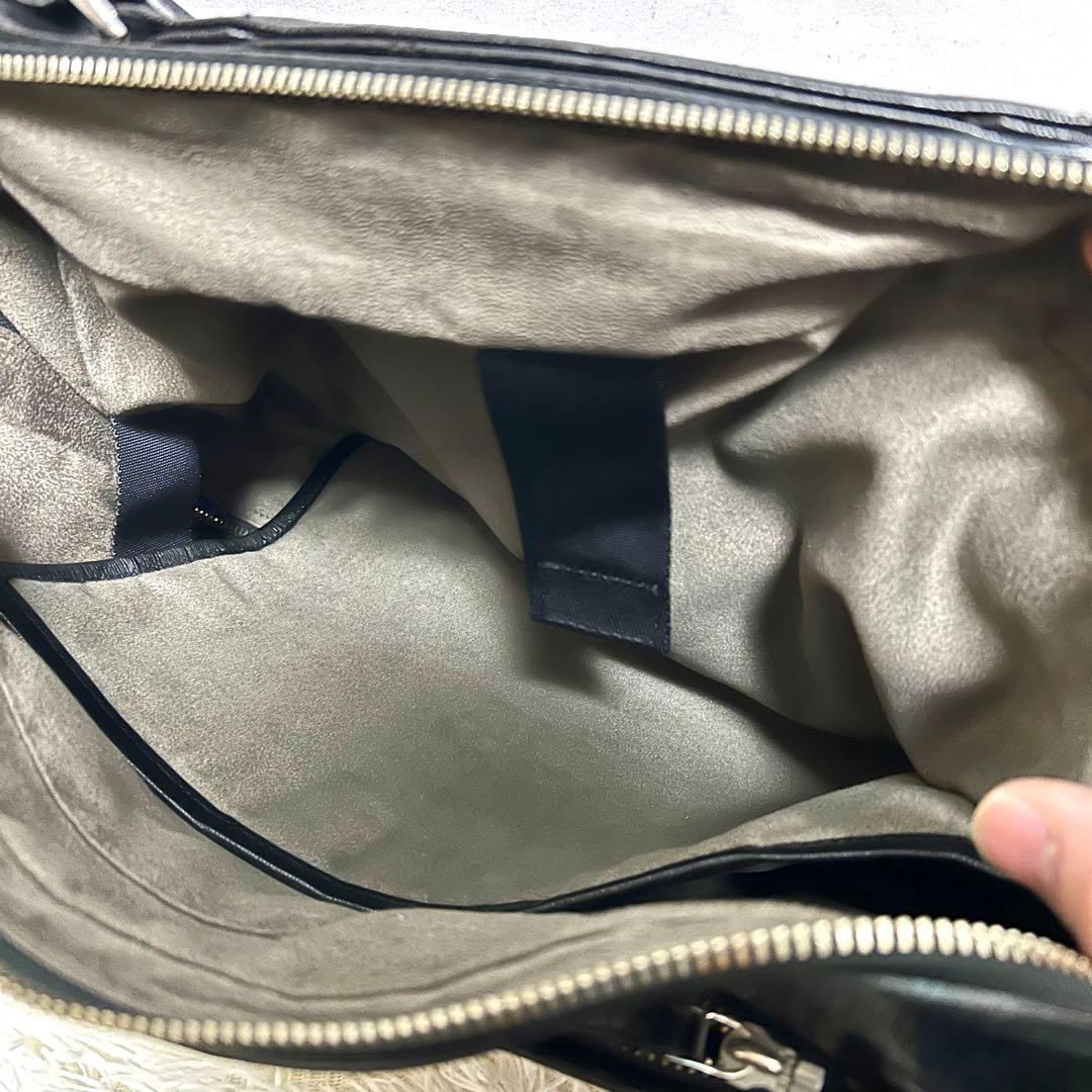 ペレモルビダ　リュック　ブリーフケース　ブラック　サフィアーノレザー　3way