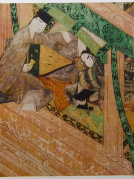 源氏物語絵巻、超希少・大判画集画、新品高級額装付