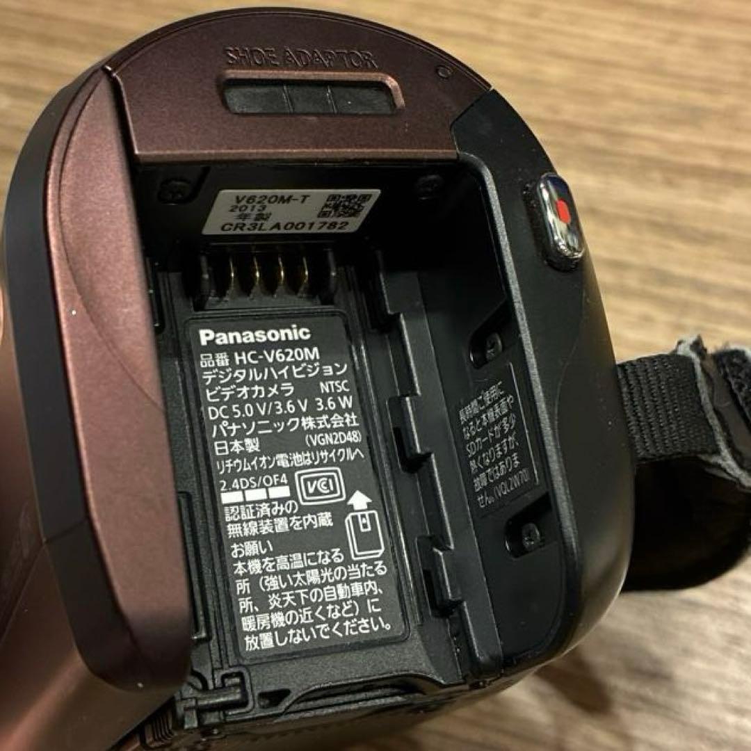 Panasonic ビデオカメラ　HC-V620M ブラウン