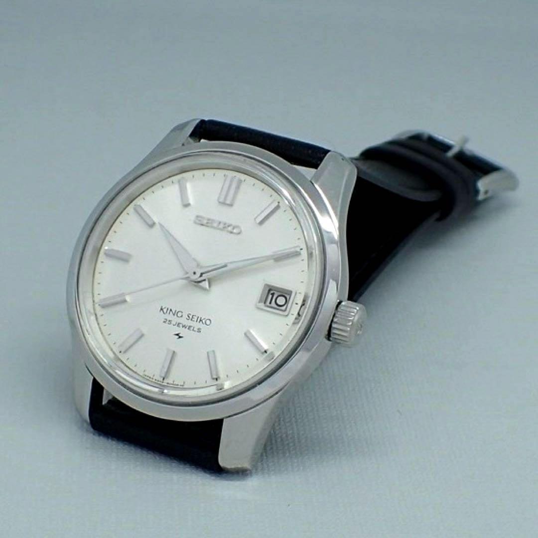 【稼働品OH済】キングセイコー4402-8000後期型ハック機能メンズ手巻き時計