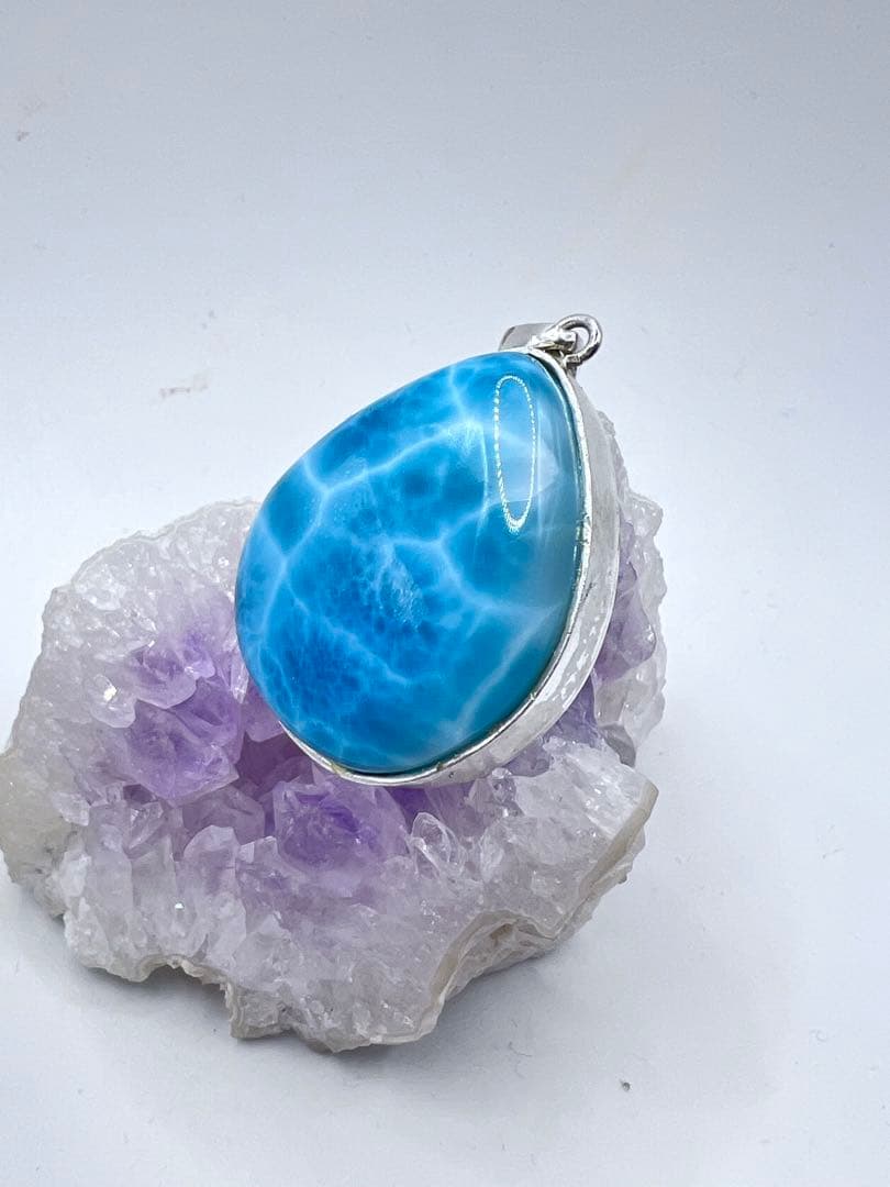 ラリマー シルバーアクセサリー ペンダントトップ