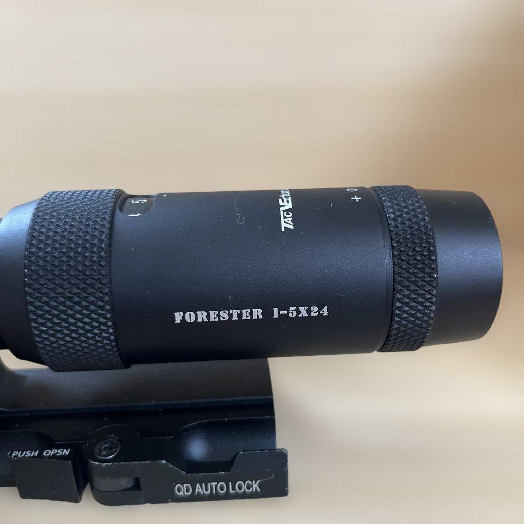 vector optics forester 1-5×24 スコープ　マウント付