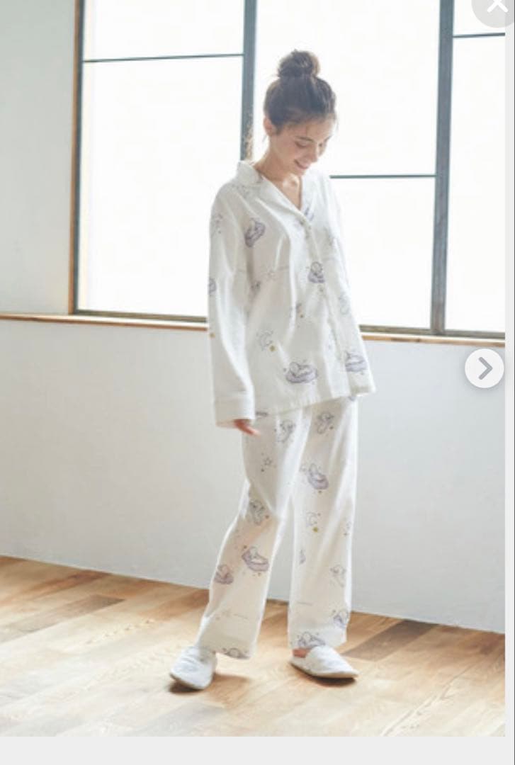 ジェラートピケ gelatopique キャスパー ネルシャツ ロングパンツ