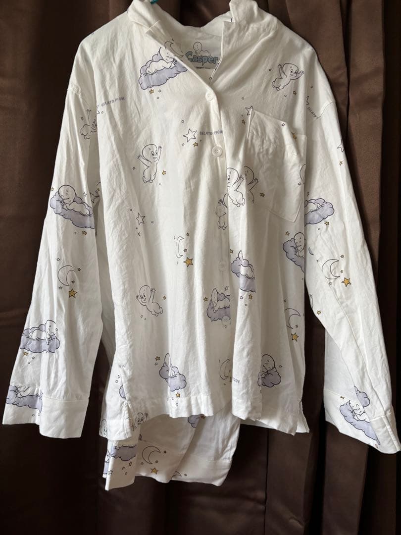 ジェラートピケ gelatopique キャスパー ネルシャツ ロングパンツ