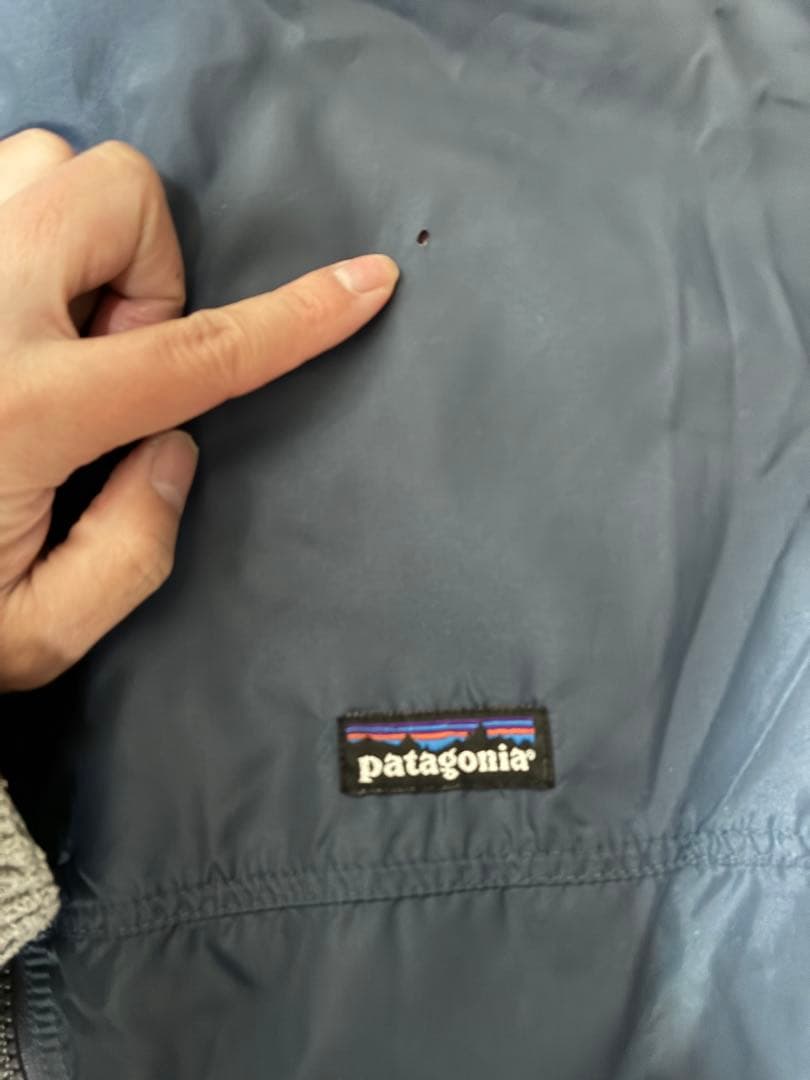 patagonia シェルドシンチラジャケット L ネイビー 雪なし