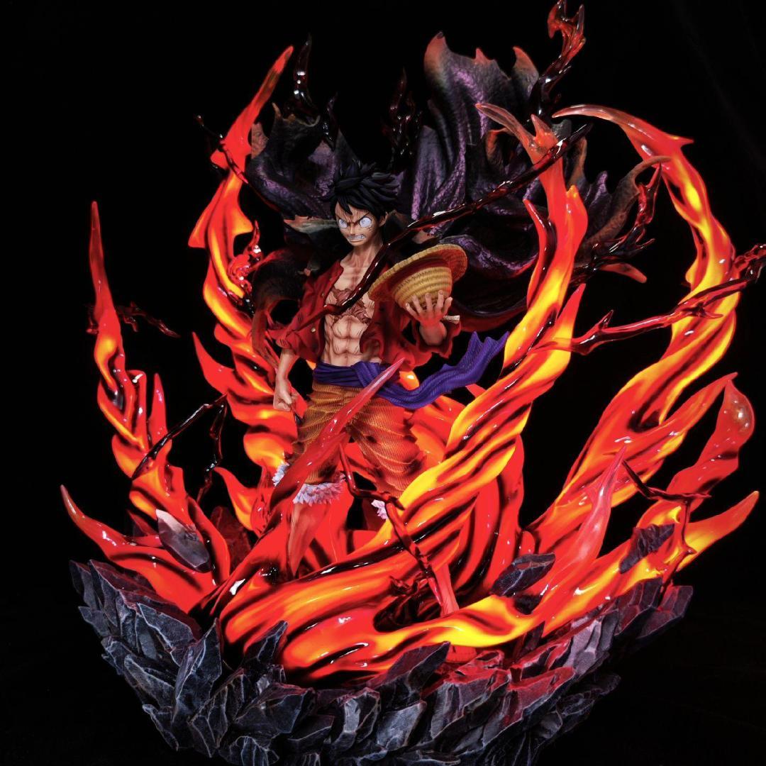 ワンピース 覇王色の覇気 新四皇 ルフィ ガレージキット フィギュア